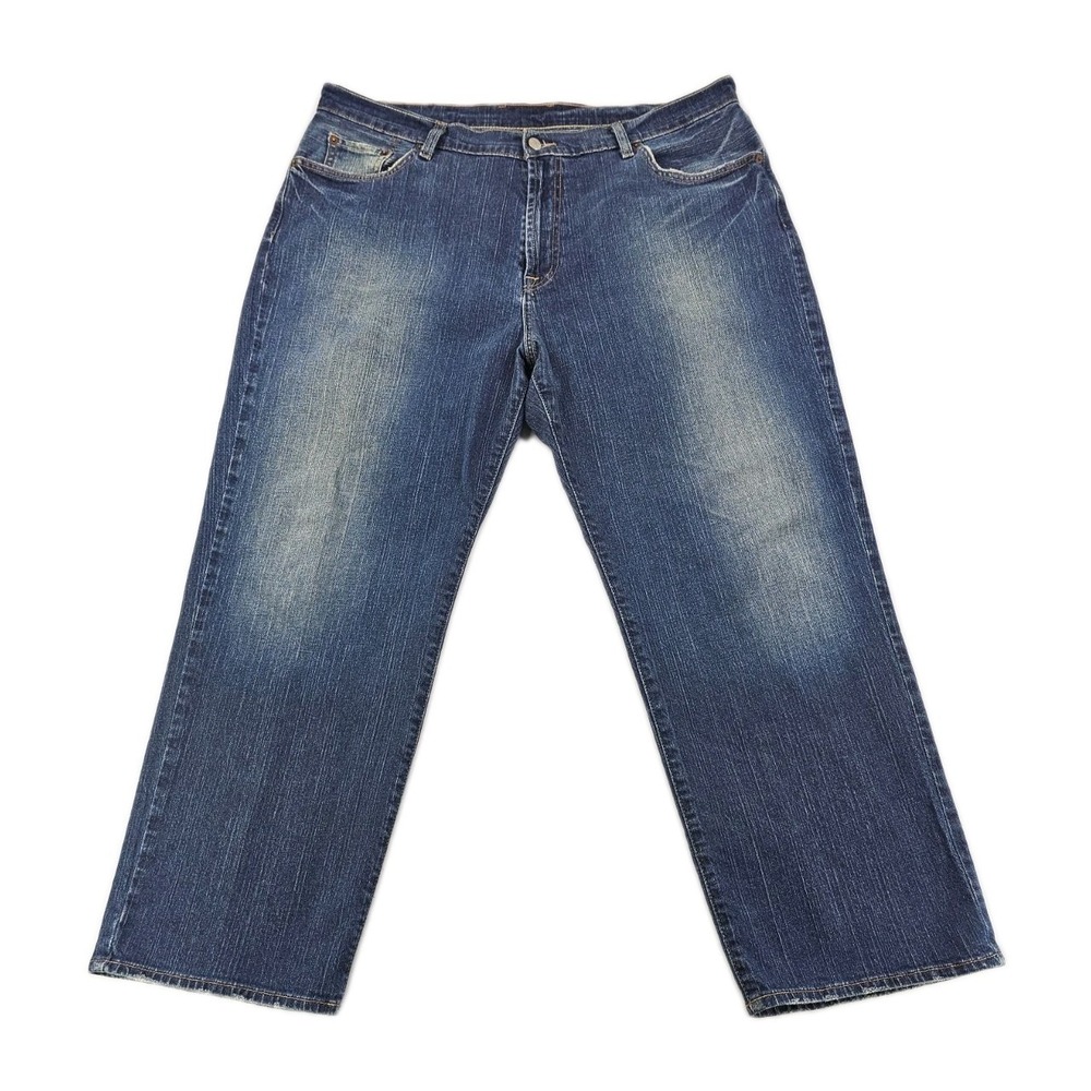 Vtg Lucky Brand Dungarees Gene Montaseno Mens Grandmaster Bootcut Jeans 40 short